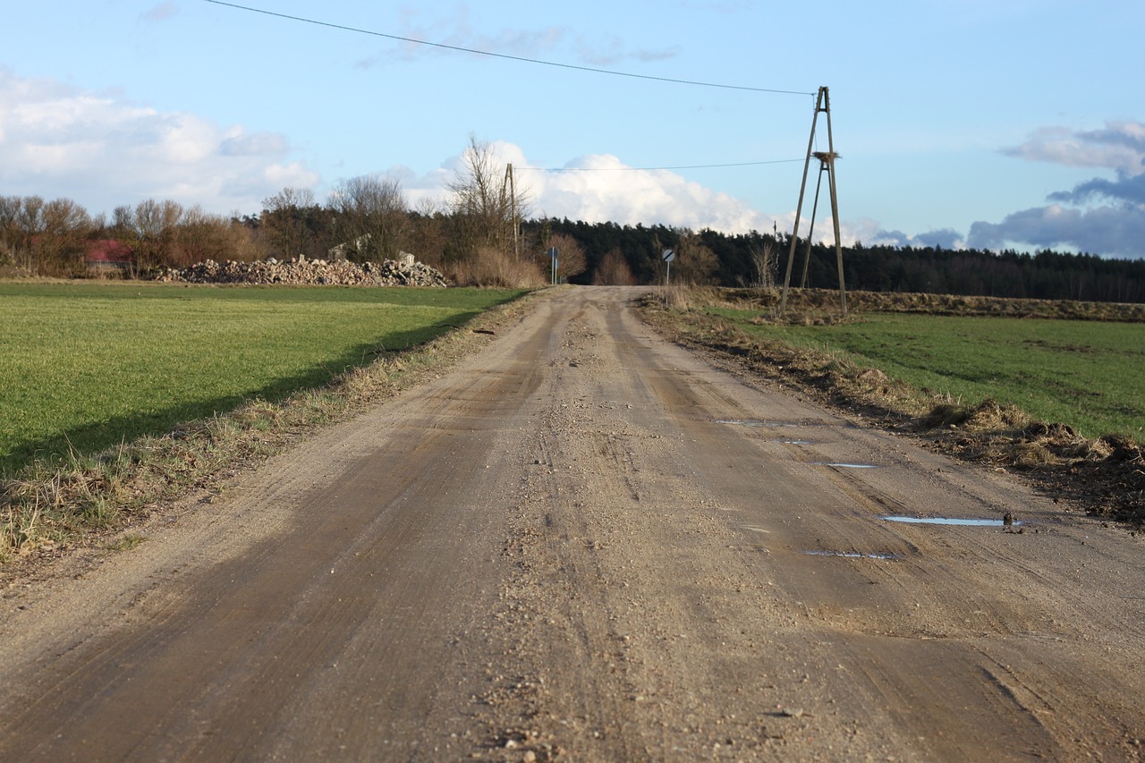 country road mazowsze landscape 325202